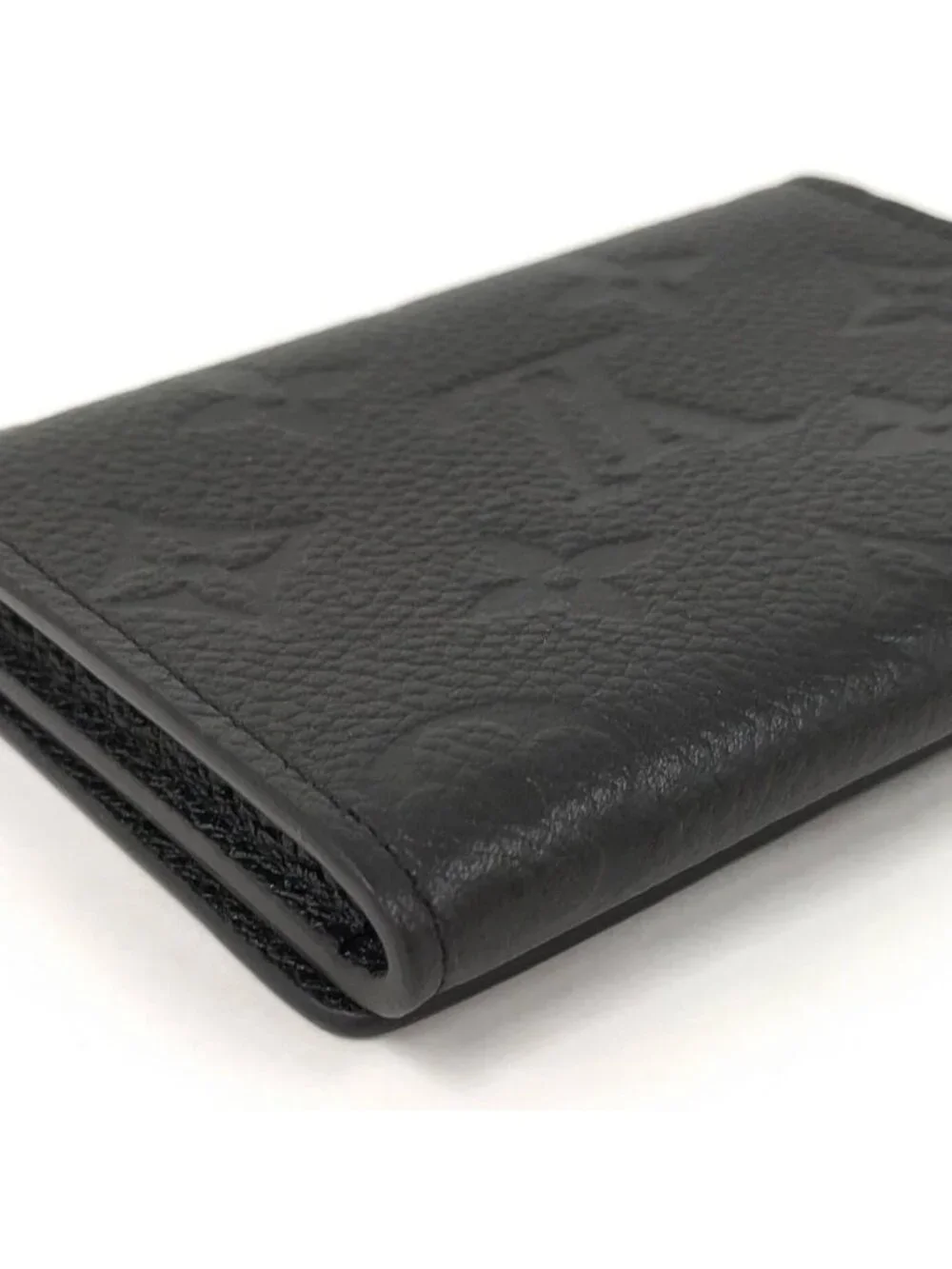 Louis Vuitton Envelope Calto Visit Card Case Monogram Empreinte Noir